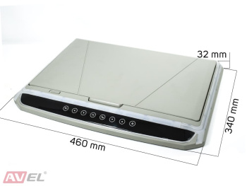 Потолочный монитор 17,3" со встроенным Full HD медиаплеером AVS1707MPP (серый)