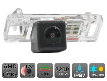 Штатная камера заднего вида AVS327CPR063 с переключателем AHD/CVBS для автомобилей CITROEN/ INFINITI/ NISSAN/ PEUGEOT/ RENAULT/ SMART/ GEELY