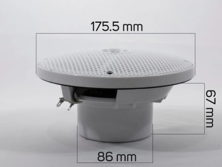 Комплект из двух влагозащищенных динамиков, усилителя и акустического кабеля AVS140 + 2xAVS600MSP + AV10AC