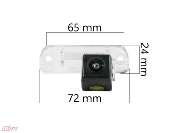 Штатная HD камера заднего вида AVS327CPR (053) для автомобилей MERCEDES-BENZ
