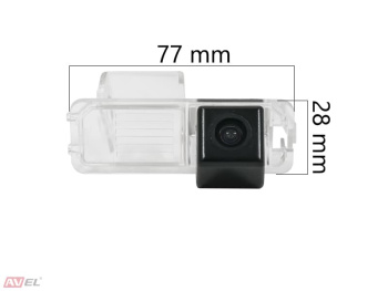 CCD штатная камера заднего вида с динамической разметкой AVS326CPR (101) для автомобилей PORSCHE/ SEAT/ VOLKSWAGEN