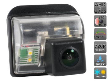 Штатная камера заднего вида AVS327CPR (044 AHD/CVBS) с переключателем HD и AHD для автомобилей MAZDA