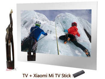 Smart телевизор в зеркале AVS430SM (Magic Mirror) + Xiaomi Mi TV Stick