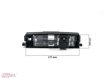 Штатная HD камера заднего вида AVS327CPR (098) для автомобилей TOYOTA