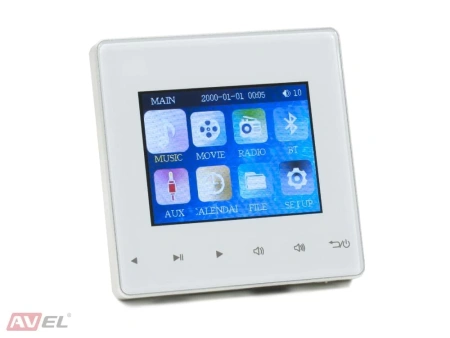 Комплект из двух влагозащищенных динамиков, усилителя и акустического кабеля AVS135 + 2xAVS650MSP + AV10AC