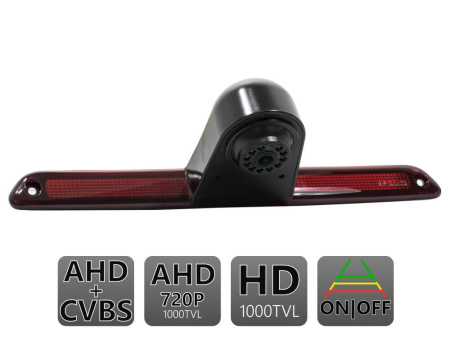 Штатная камера заднего вида в стоп-сигнал AVS325CPR141 с переключателем HD и AHD для автомобилей MERCEDES-BENZ/ VOLKSWAGEN