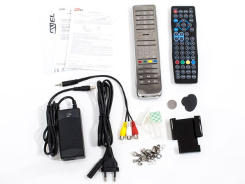 Встраиваемый Smart телевизор для кухни AVS240K (белая рамка) + Xiaomi Mi TV Stick