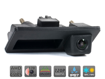 Штатная камера заднего вида AVS327CPR (#003 AHD/CVBS) с переключателем HD и AHD для автомобилей AUDI/ PORSCHE/ SKODA/ VOLKSWAGEN