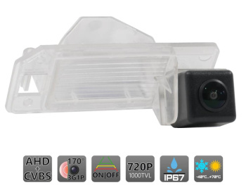 Штатная камера заднего вида AVS327CPR (056 AHD/CVBS) с переключателем HD и AHD для автомобилей CITROEN/ MITSUBISHI/ PEUGEOT