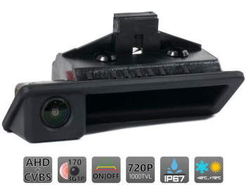 Штатная камера заднего вида AVS327CPR (009 AHD/CVBS) с переключателем HD и AHD для автомобилей BMW