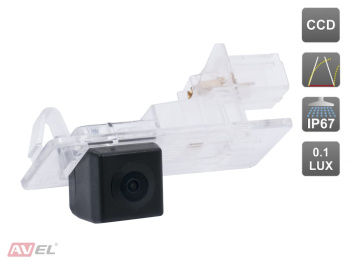 CCD штатная камера заднего вида с динамической разметкой AVS326CPR (071) для автомобилей RENAULT