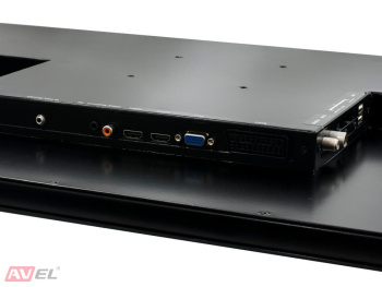 Встраиваемый Smart телевизор для кухни AVS320KS (черная рамка)