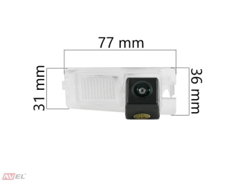 Штатная HD камера заднего вида AVS327CPR (078) для автомобилей SSANGYONG