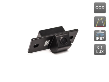 CCD штатная камера заднего вида с динамической разметкой AVS326CPR (073) для автомобилей SKODA