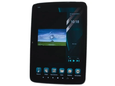 Комплект из навесного Android монитора 12" на подголовник AVS1205MPP (02) и врезного крепления-розетки AV01BL