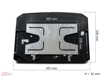 Потолочный монитор 15,6" со встроенным Full HD медиаплеером AVS1507MPP (черный)