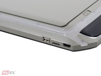 Потолочный монитор на Android AVS1507MPP (серый) + Xiaomi Mi TV Stick + AV1252DC