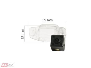CMOS ИК штатная камера заднего вида AVS315CPR (018) для автомобилей HONDA