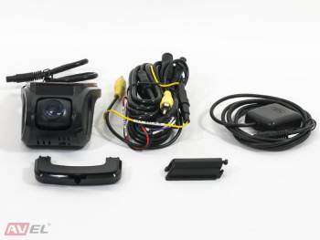 Универсальный автомобильный Ultra HD видеорегистратор AVS400DVR (120) с монитором и GPS