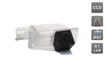 CCD штатная камера заднего вида с динамической разметкой AVS326CPR (140) для автомобилей CITROEN/ PEUGEOT/ RENAULT/ SMART