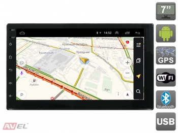 Универсальная магнитола 2DIN AVS070AN (#009) на Android