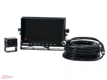 Комплект для парковки грузового транспорта AVS4714BM (AHD) + AVS305CPR (AHD) + AVS20CC (4PIN) (Simple 1, AHD)