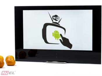 Сенсорная Android панель для кухни AVS220KT (черная рамка)