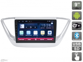 Штатная магнитола AVS090AN (#007 slim) на Android для автомобилей Hyundai