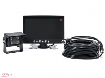 Комплект для парковки грузового транспорта AVS4701BM + AVS401CPR + AVS20CC (4PIN) (Simple 2, SD)
