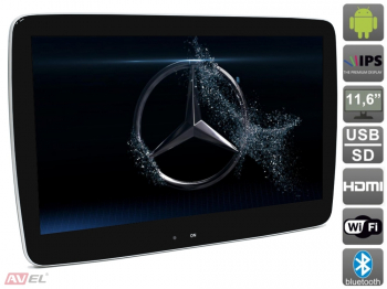 Навесной монитор на подголовник с сенсорным экраном 11,6" на Android AVS1189AN (#02) для Mercedes-Benz