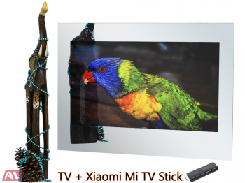 Smart телевизор в зеркале AVS320SM (Magic Mirror) + Xiaomi Mi TV Stick