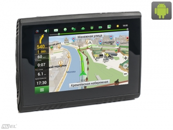 Навигатор для мотоцикла DRC055A с экраном 5" на ОС Android