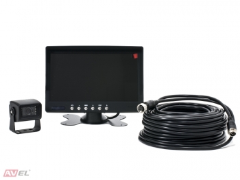 Комплект для парковки грузового транспорта AVS4701BM + AVS335CPR + AVS20CC (4PIN) (Simple 1, SD)