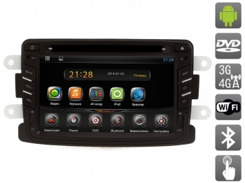 Штатная магнитола AVS070AN (#569) на Android для автомобилей Lada / Renault