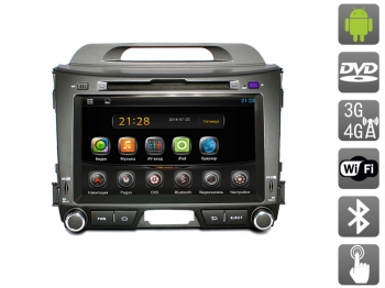 Штатная магнитола AVS080AN (#529) на Android для автомобилей KIA