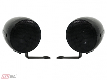 Динамики для мотоцикла 3" AVS350MSP (черные)