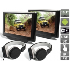 Комплект навесных мониторов на подголовник 10.1" на Android AVS1033AN (#02) для Land Rover / Range Rover