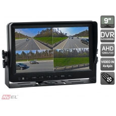 Парковочный монитор с квадратором 9" для грузовиков и автобусов AVS0904BM (AHD)