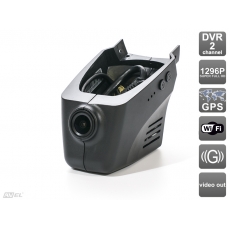Штатный двухканальный автомобильный Ultra HD (1296P) видеорегистратор AVS400DVR (#109) с GPS для Porsche