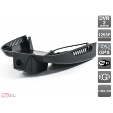 Штатный двухканальный автомобильный Ultra HD (1296P) видеорегистратор с GPS AVS400DVR (#116) для MERCEDES-BENZ