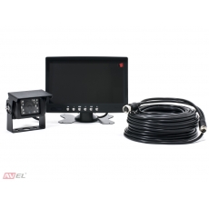 Комплект для парковки грузового транспорта AVS4701BM + AVS401CPR + AVS20CC (4PIN) (Simple 2, SD)