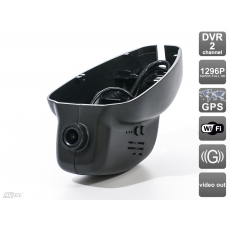 Штатный двухканальный автомобильный Ultra HD (1296P) видеорегистратор AVS400DVR (#107) с GPS для Land Rover / Jaguar