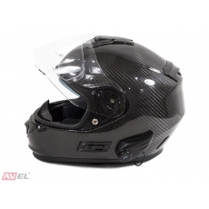 Комплект из шлема-интеграла FF05 Carbon и мотогарнитуры на шлем DRC03BT с Bluetooth 3.0