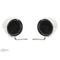 Динамики для мотоцикла 3" AVS350MSP (хром)