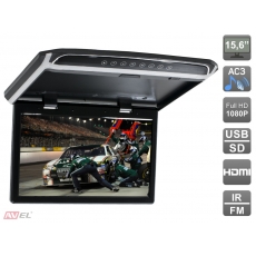 Потолочный монитор 15,6" со встроенным Full HD медиаплеером AVS1507MPP (черный)