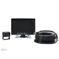 Комплект для парковки грузового транспорта AVS4701BM + AVS335CPR + AVS20CC (4PIN) (Simple 1, SD)