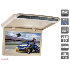 Потолочный монитор 15,6" со встроенным Full HD медиаплеером AVS1507MPP (бежевый)