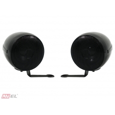 Динамики для мотоцикла 3" AVS350MSP (черные)